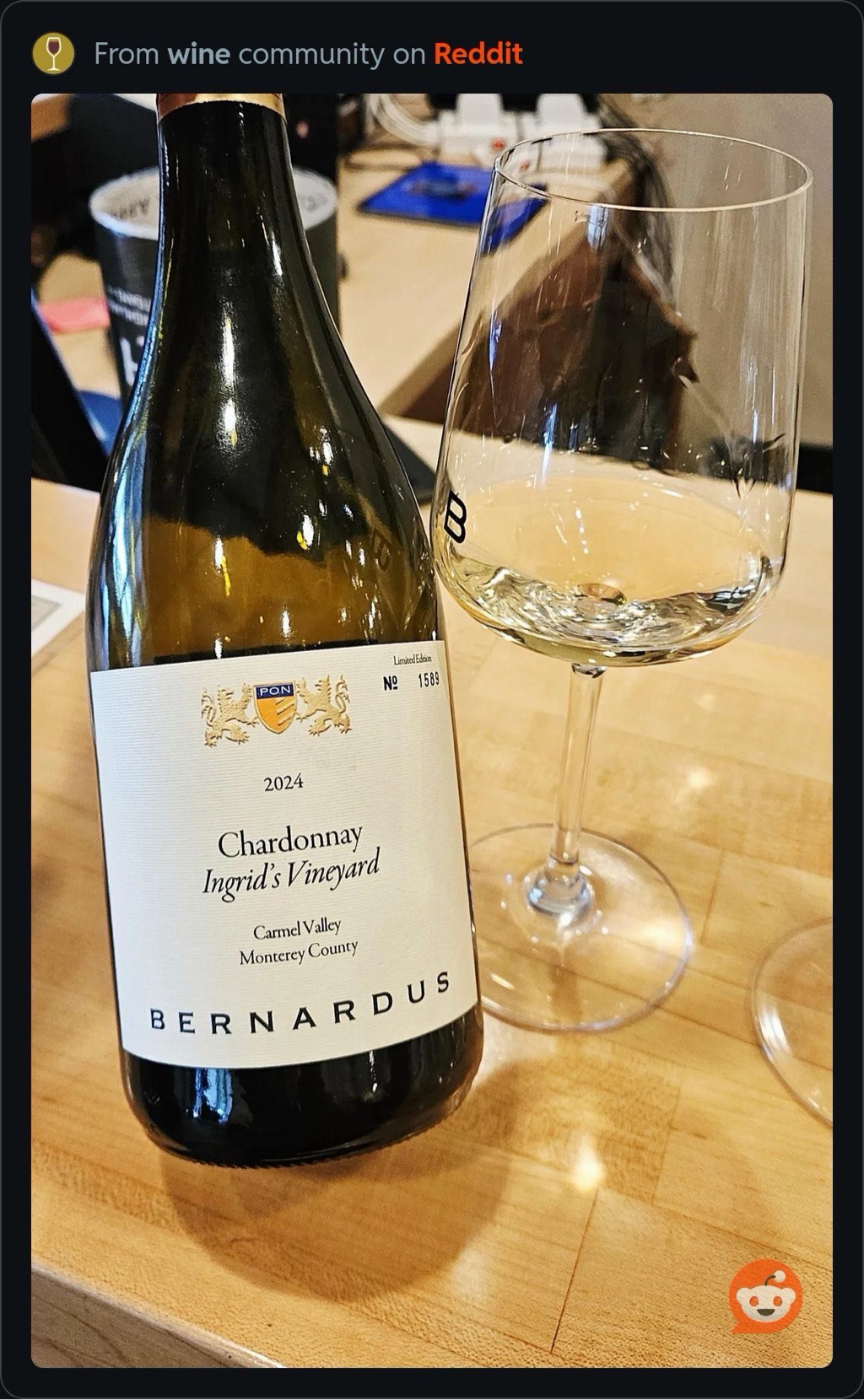 Bernardus Chardonnay (Monterey County)
