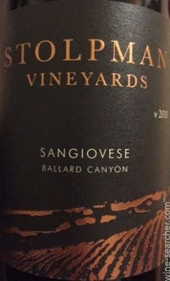 Turiya Stolpman Vineyard Sangiovese (Ballard Canyon)