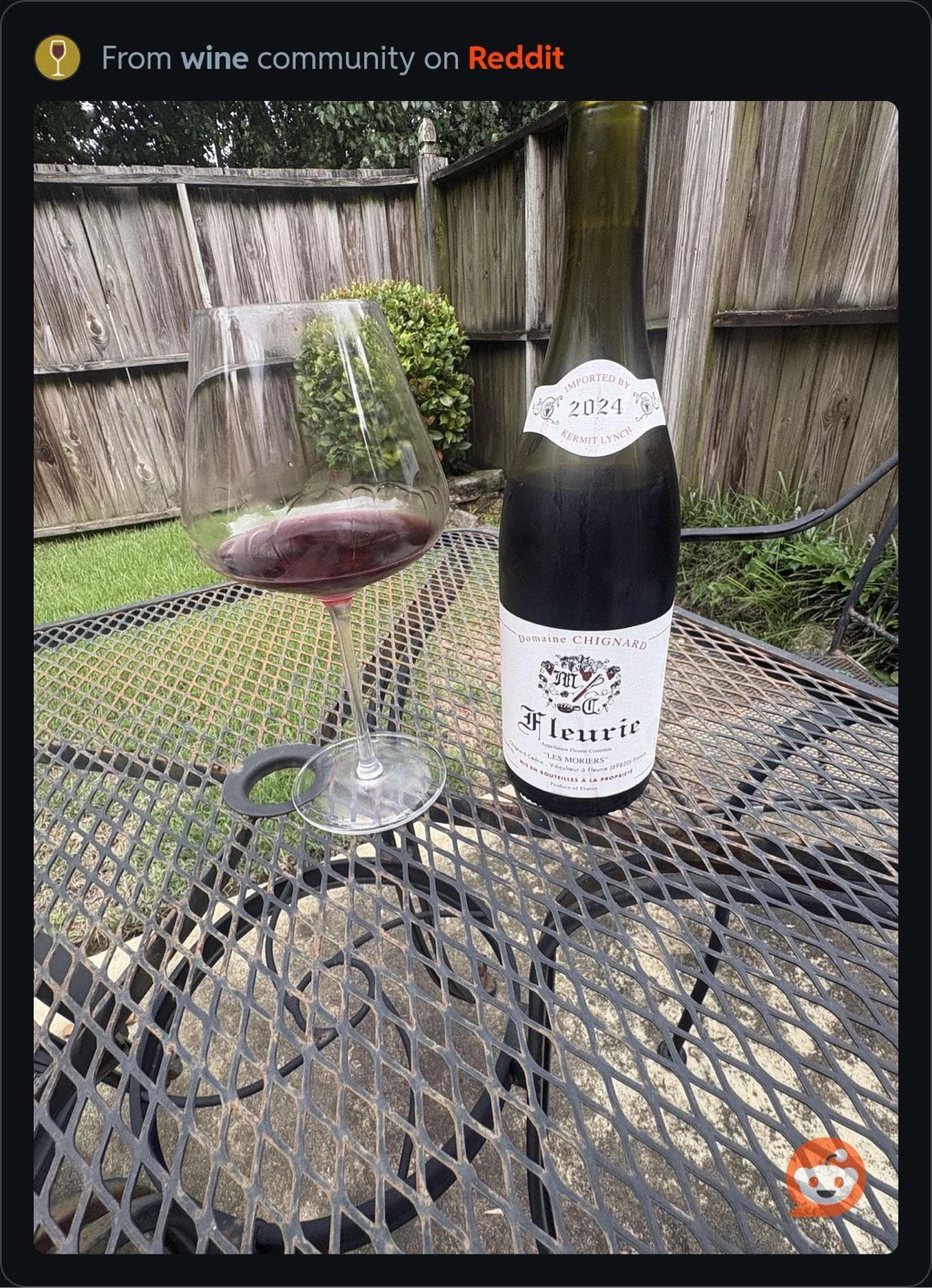 Domaine Chignard Les Moriers  (Fleurie)
