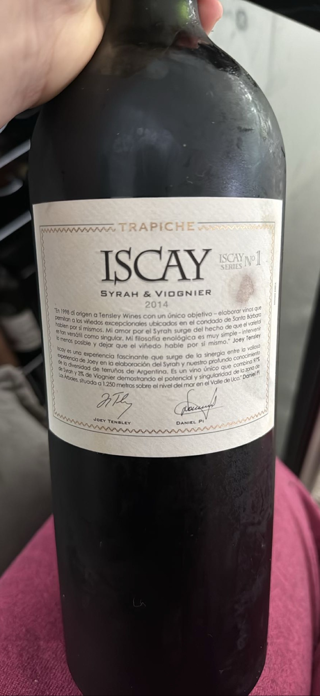Trapiche Iscay Syrah-Viognier (Mendoza)