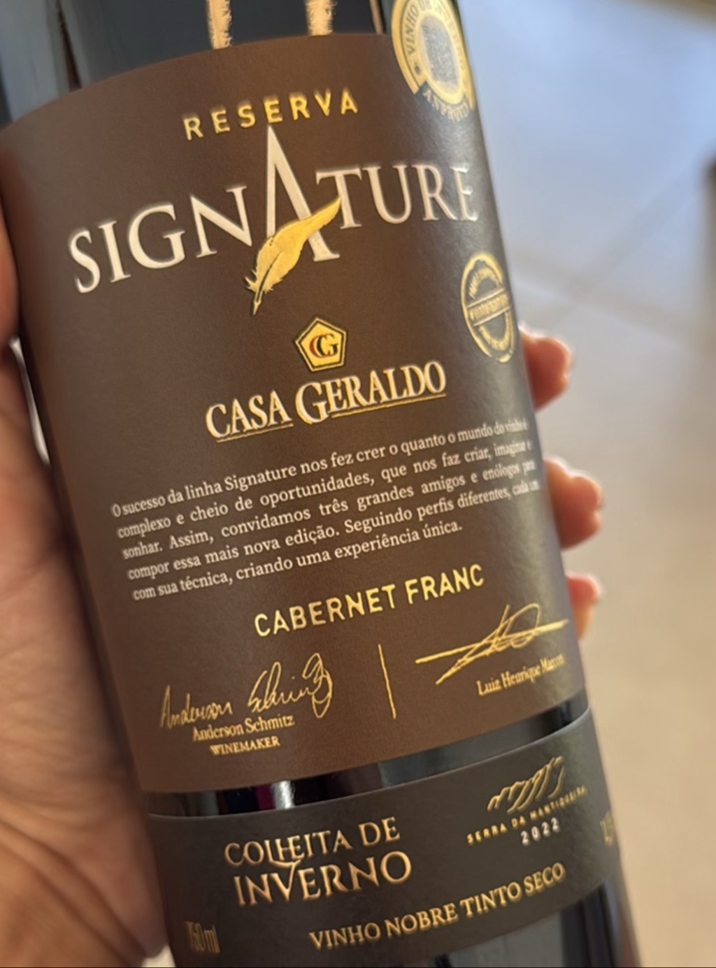 Casa Geraldo Signature Reserva Cabernet Franc