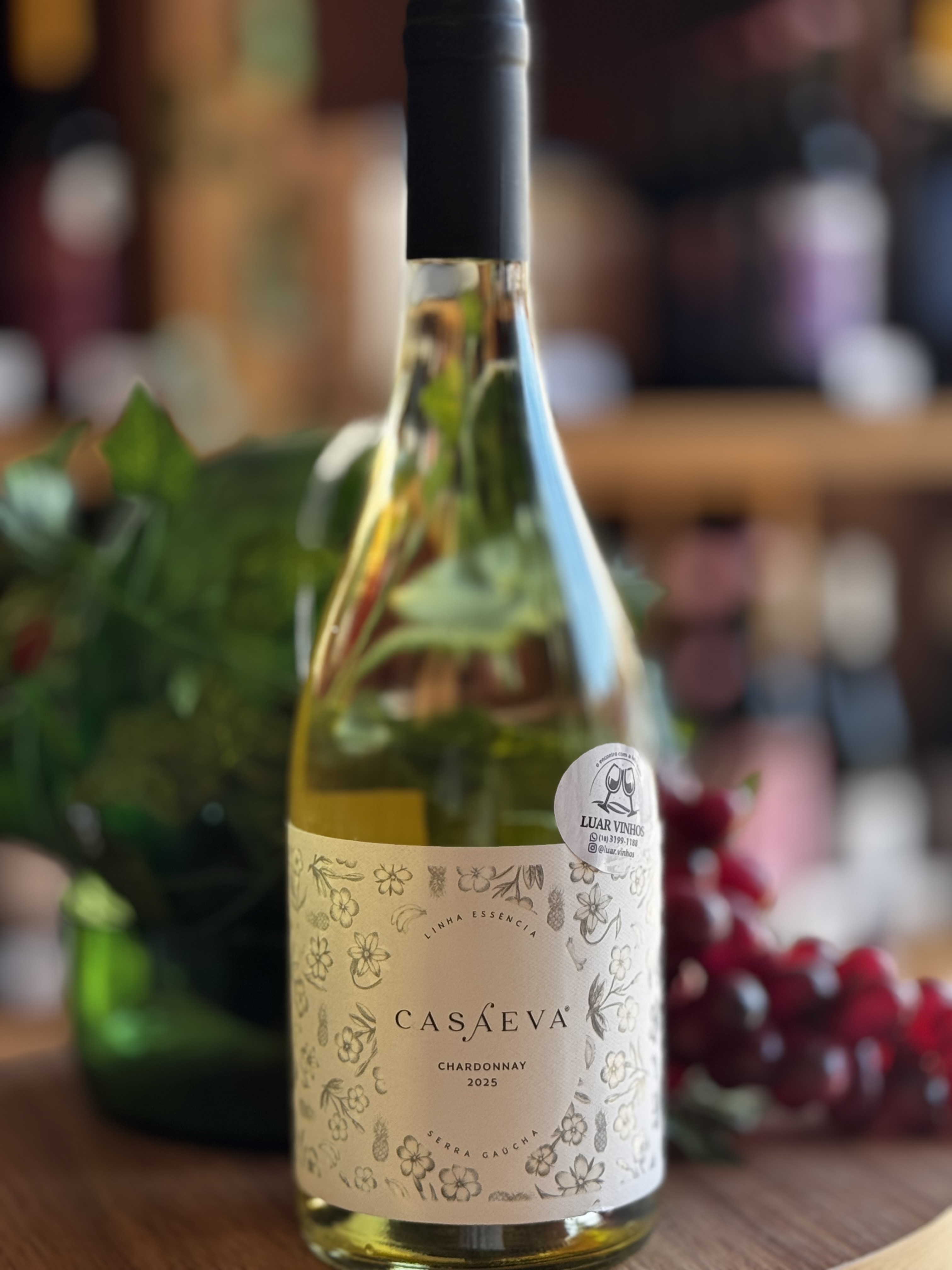 Vinho Fino Branco Chardonnay Casa Eva