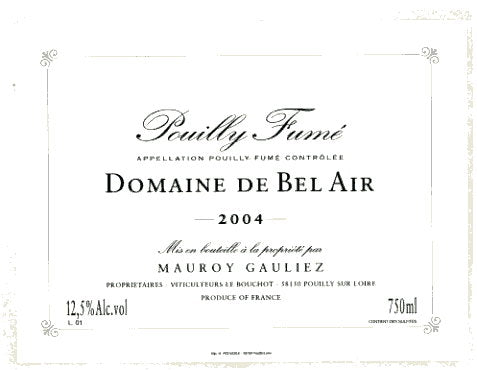 Dom de Bel Air Pouilly Fume