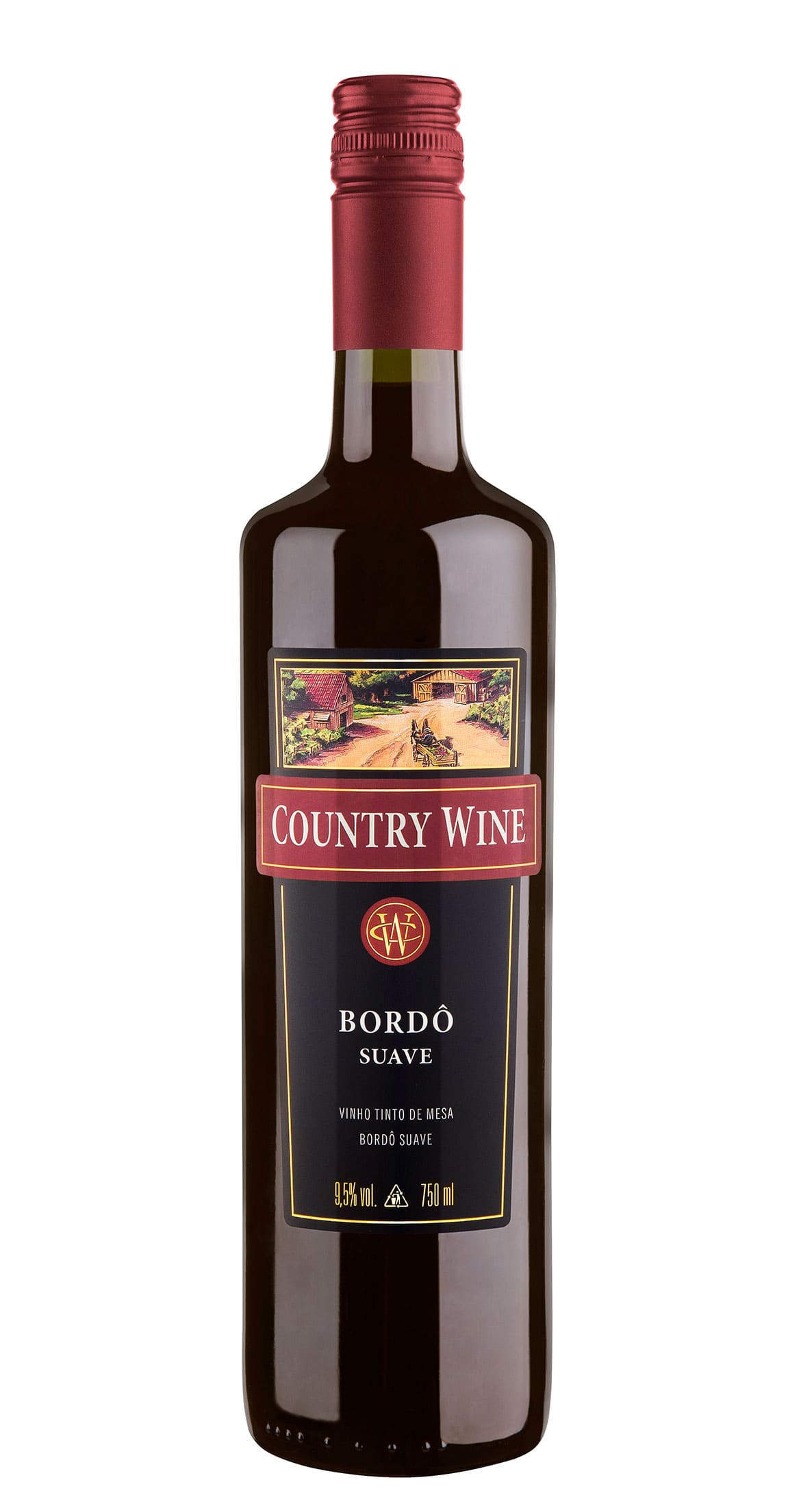 Country Wine Bordô Seco