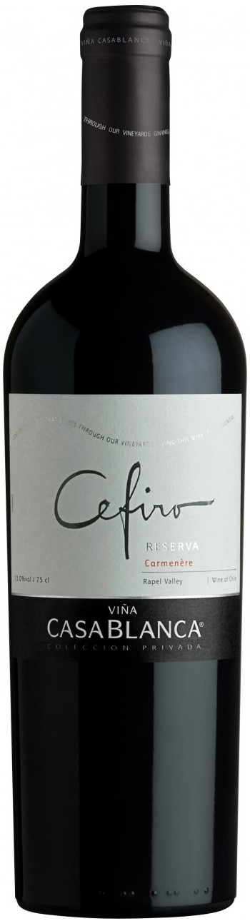 Cefiro Vinã Casablanca Reserva Carmenere