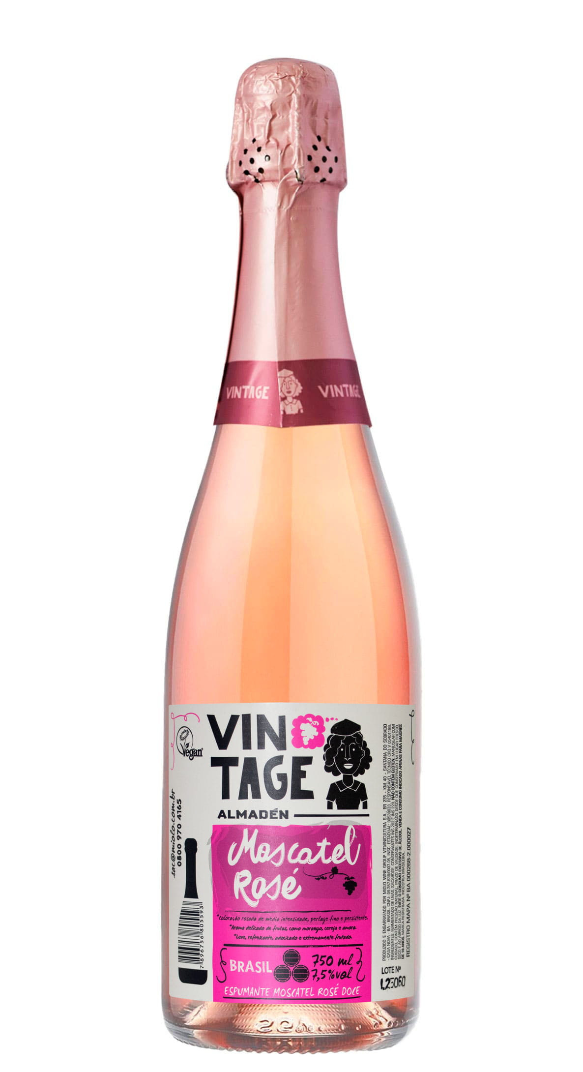 Vintage Almaden Moscatel Rosé