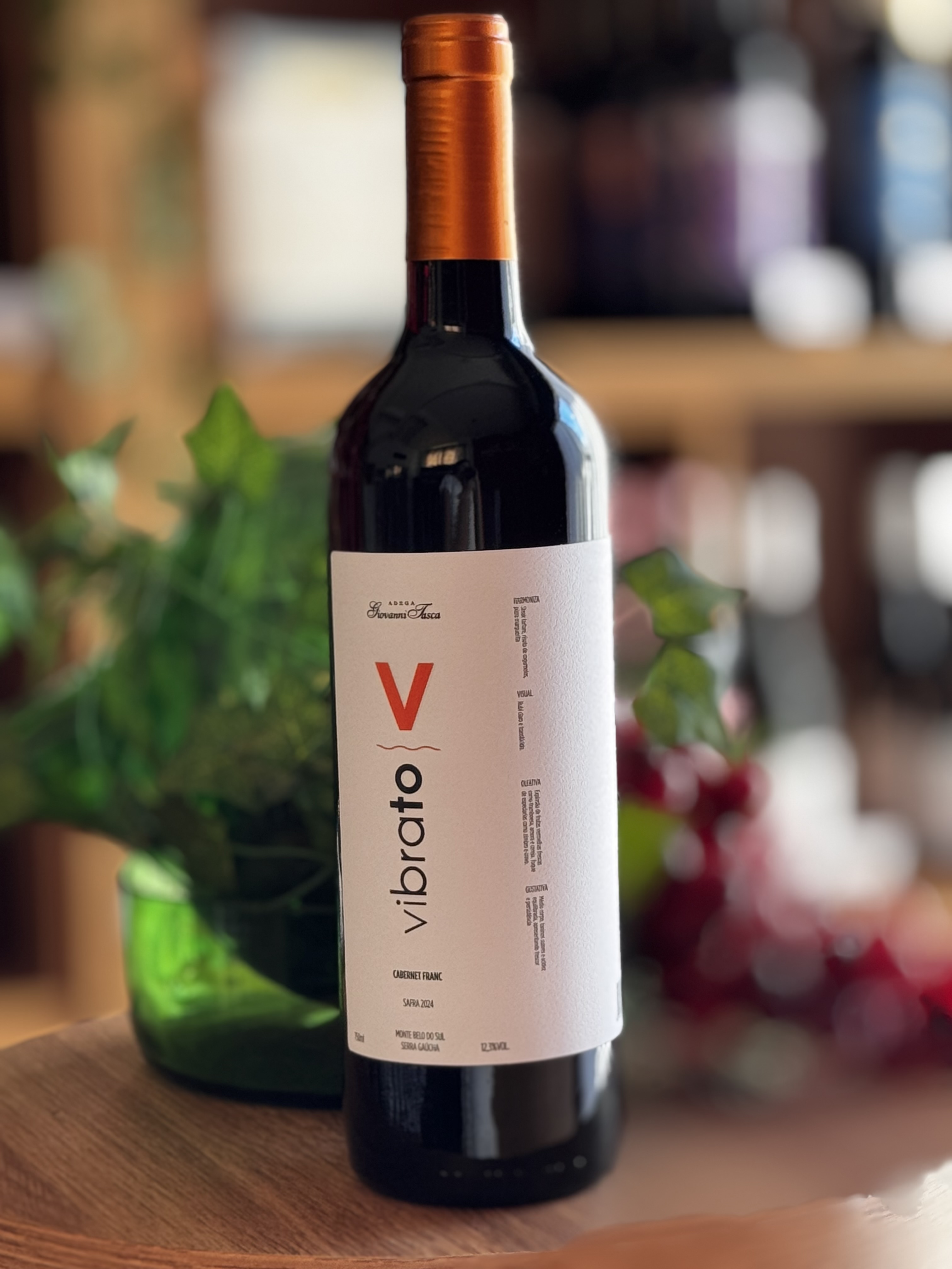 Vinho Fino Tinto Vibrato Cabernet Franc - Giovanni Tasca