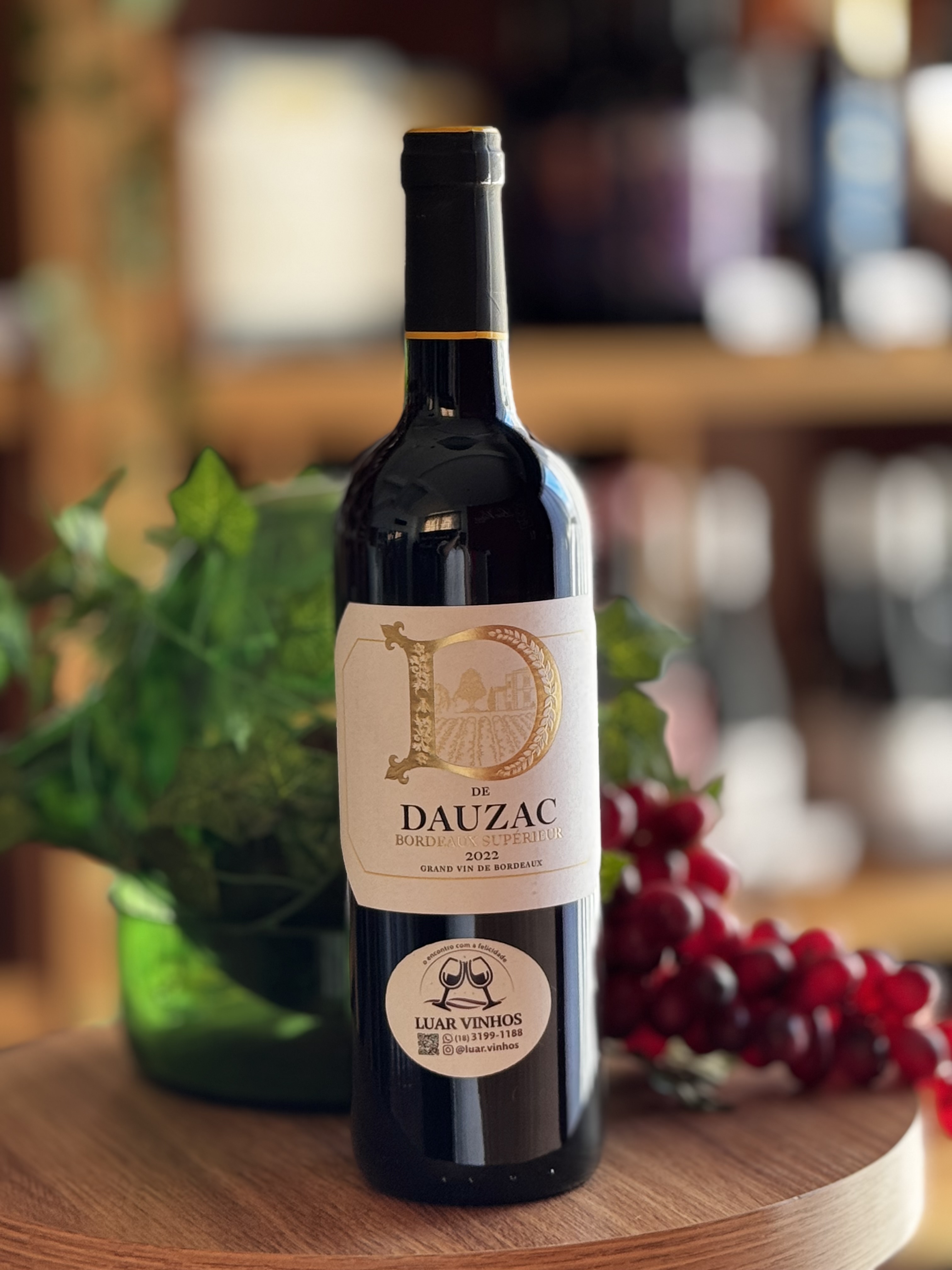 Vinho Fino Tinto D de Dauzac Bordeaux Superieur