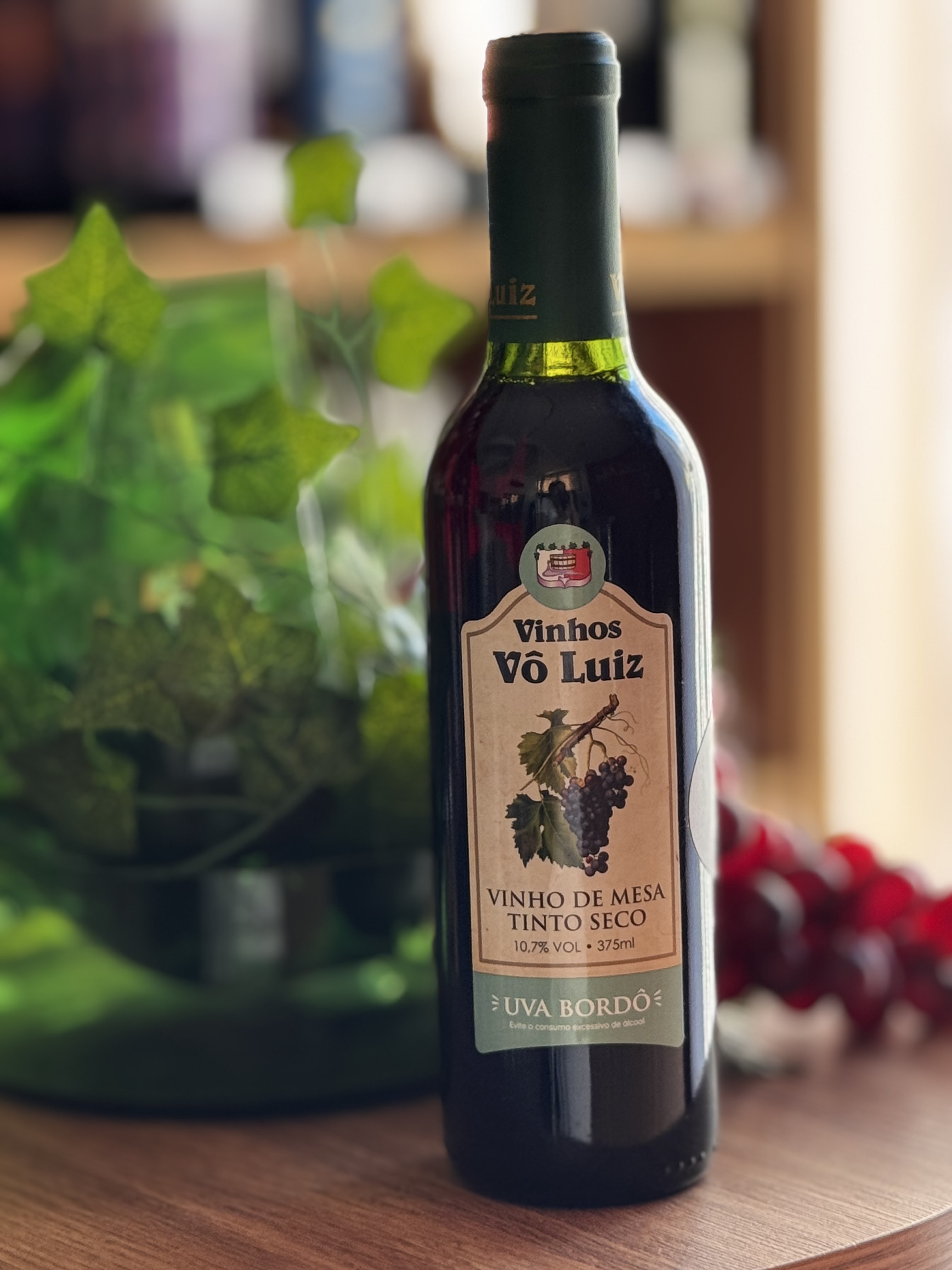 Vinho de Mesa Tinto Bordo Seco