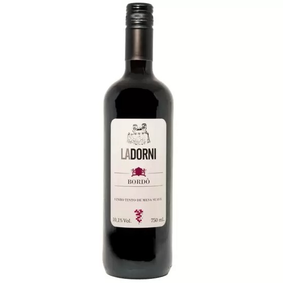 Vinho Tinto Bordô Suave de Mesa 750ml
