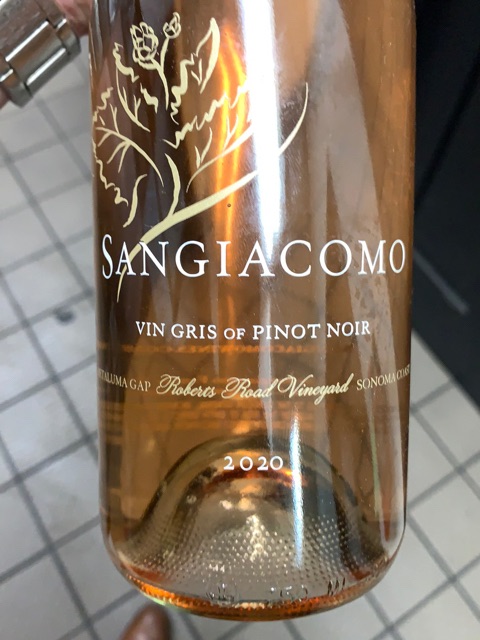 Roberts Road Vineyard Vin Gris of Pinot Noir