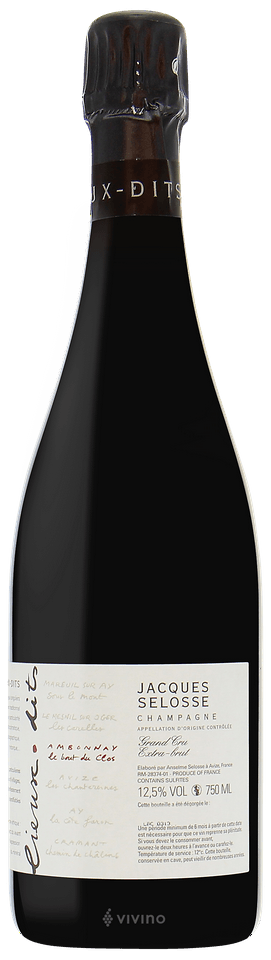 Lieux-dits Le Bout du Clos Extra Brut Champagne Grand Cru 'Ambonnay'