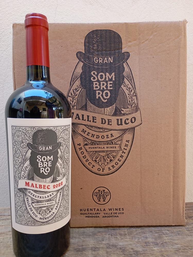 Garrafa de Gran Sombrero Malbec